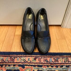 EUC SAS Black Loafers